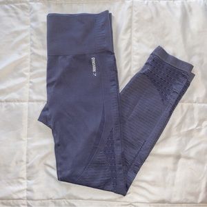 Gymshark Energy Seamless Perforated High Rise Leggings in lavender💜